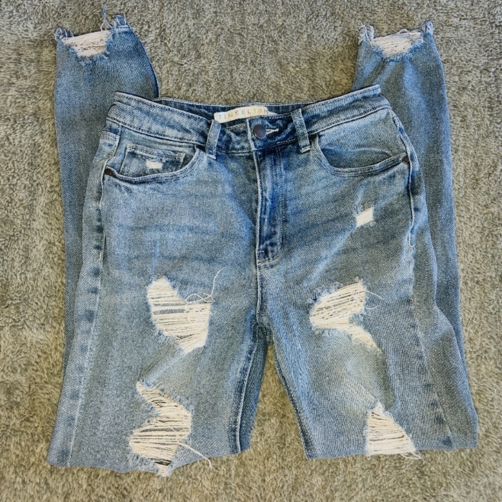 TINSELTOWN distressed denim Women's Junior's Sz 5
